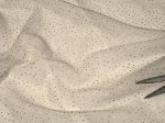 Beige Mesh Fabric with Glitzy Gold Glitter (image for) Beige Mesh Fabric with Glitzy Gold Glitter