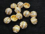 Gold Rhinestone Buttons (image for) Gold Rhinestone Buttons